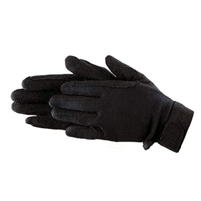 Obrázek Pfiff 011318 Unisex rukavice bavlna, jezdecké rukavice, černé (černé), XXL
