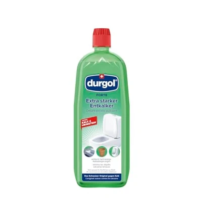 Obrázek durgol Extra silný odvápňovač Forte pro moč a vodní kámen (1000 ml) odstraňovač moči WC, sprchu, splachovací nádržky speciální profesionální čistič vápence tekutý