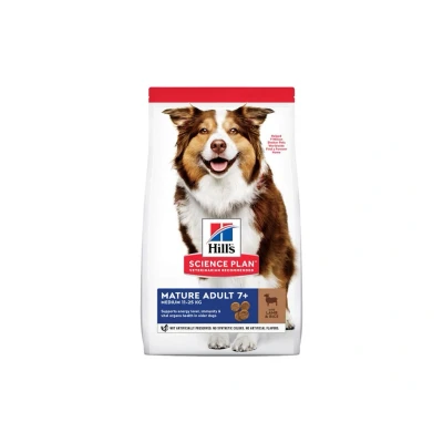 Obrázek HILLS Canine Mature 7+ Medium Lamb &amp; Rice 14kg