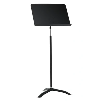 Obrázek BSX orchestrální pult (výška 105 160 cm, kovová deska 50,5 x 32,5 cm) černý