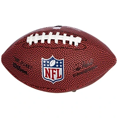 Obrázek Wilson americký fotbal, tým NFL Mini Micro, rekreační hráč a sběratel, guma, F1637, velikost mini, hnědá