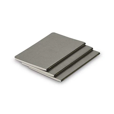 Obrázek Lamy papírky Booklets (sada 3 ks) 810 formát DIN A5 (145 x 210 mm) se stříbrně šedým obalem, lemováním a 64 stran