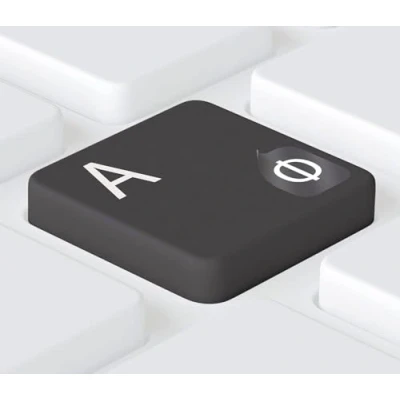 Obrázek hoopomania russische TASTATURAUFKLEBER [Weiss 5x6mm] universelle Tastatur Aufkleber Laptop