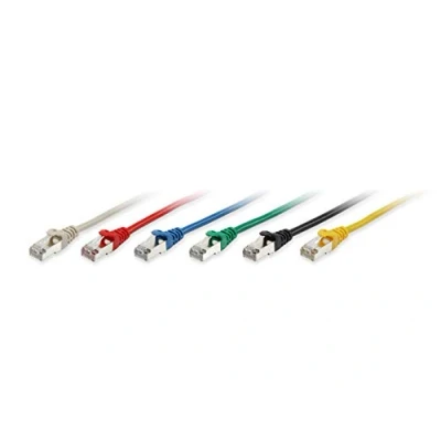 Obrázek Equip Patchkabel RJ45 Cat6A S/FTP (S STP) PIMF 0,5 m bílý