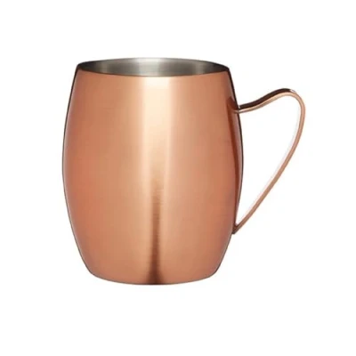Obrázek Bar Craft Luxe Lounge Dvoustěnného Moscow Mule Hrnek, Měď, 370 ml Litinový