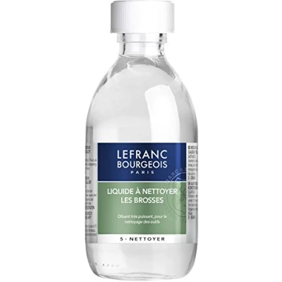 Obrázek Lefranc &amp; Bourgeois Kartáč se štětcem, vhodný pro všechny olejové barvy, láhev 250 ml