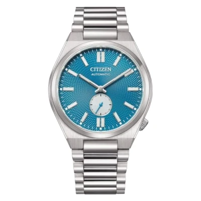 Obrázek CITIZEN Tsuyosa Blue small Seconds Automatic pánské hodinky NK5010 51L 316L Steel case and Bracelet, Náramek