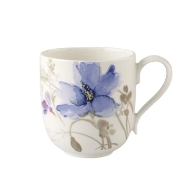 Obrázek Hrnek na kávu Villeroy a Boch Mariefleur Gris, 350 ml, výška: 9 cm, prémiový porcelán