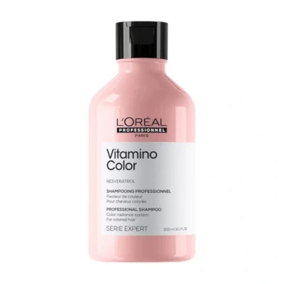 Obrázek L&#039;Oréal Professionnel Barevný vlasový šampon pro barvené vlasy, s resveratrol, Serie Expert, Vitamino Color Shampoo, 300 ml