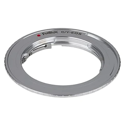 Obrázek Fotodiox Pro Lens Mount Adapter Compatible with Contax/Yashica (CY) Lenses on Canon EOS (EF, EF S) D/SLR Camera Body
