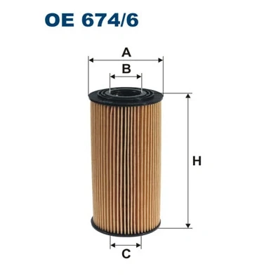 Obrázek Filtron OE674/6 olejový filtr