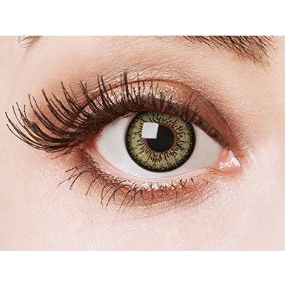 Obrázek aricona Kontaktlinsen barevné kontaktní čočky bez dioptrií Circle Lenses pro větší oči, 2 kusy