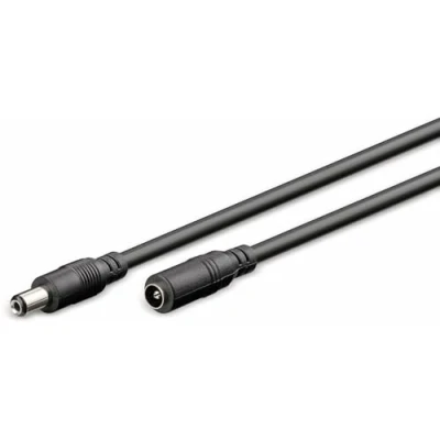 Obrázek goobay 71402 DC prodlužovací kabel dutý konektor 5,5 mm x 2,1 pro prodloužení kabelu stejnosměrný proud jako síťový vhodný WLAN opakovač router bezpečnostní kamera 10 m