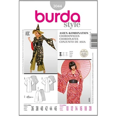 Obrázek Burda řezací vzor 3044 vel. 36 46