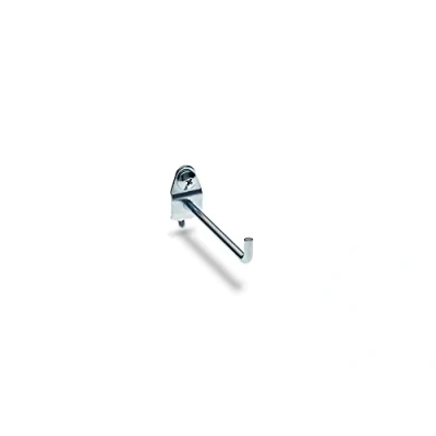 Obrázek DuraHook Haken für Stecktafel, Polypropylen Zink Legierter Stahl, Silber, Packung mit 10