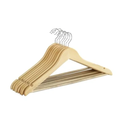 Obrázek WENKO Formbügel Eco 8er Set aus Holz Braun