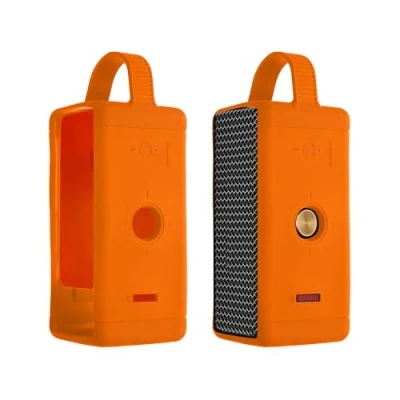 Obrázek kwmobile Silikonové pouzdro kompatibilní s Marshall EMBERTON ochranné pro Mini Speaker Cover Bluetooth reproduktor oranžový