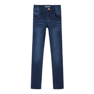 Obrázek NAME IT Girl Jeans Skinny Fit, Tmavě modrý denim