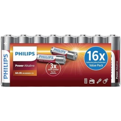 Obrázek PHILIPS LR6P16F/10 Batterien AA 16 Stück 1,5 V