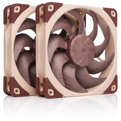 Obrázek Noctua NF A12x25 G2 PWM Sx2 PP, sada dvojitých ventilátorů pro Push Pull a Side by aplikace (hnědá)