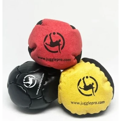 Obrázek Juggle Pro Hacky Sack Klassische Fußsäcke aus Ultra Wildleder und Kunstleder Ideal für Freestyle Gruppenspiele