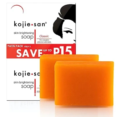 Obrázek Kojie SAN KOJIC SKIN WHITENING LIGHTENING SOAP 2 bars x 65 grams PUSA JAPAN Original by