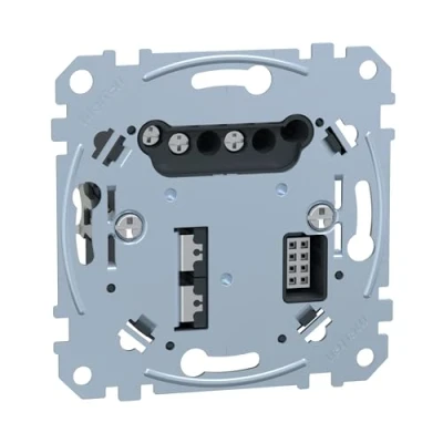 Obrázek Schneider Electric Merten MEG5171 0000 Univerzální stmívač spínač pod omítku pro stmívatelné LED žárovky, žárovky 7 210 W, fázový rozvrh nebo úsek, vyrobeno v Německu, stříbrný
