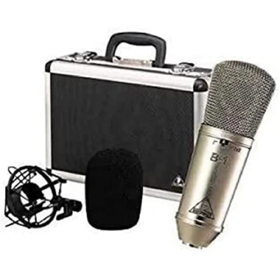 Obrázek Behringer B 1 velká membránová studiový kondenzátorový mikrofon s velkou membránou, stříbrný