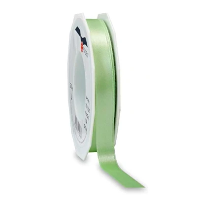 Obrázek PRÄSENT C.E. Pattberg Satin pastellgrün, 25 m Satinband zum Einpacken von Geschenken, 15 mm Breite, Geschenkband Dekorieren &amp; Basteln, Dekoband, Anlass