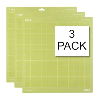 Obrázek Cricut, 3 kusy standardní grip řezací podložka 30,5 x cm, AMZ, plast, zelená, 12&quot;x12&quot;,