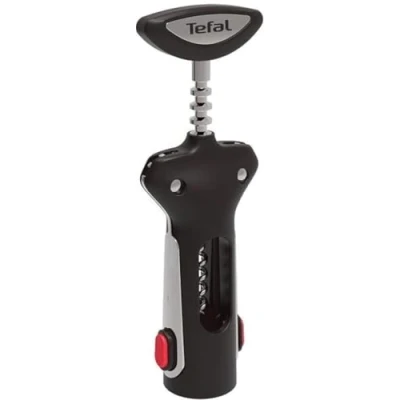 Obrázek Tefal Vývrtka Ingenio K20734 23 cm 2 v 1 díky integrované řezačce fólie plast černý, 23,3 x 12,2 4,5