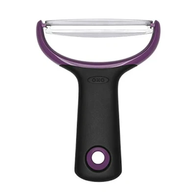 Obrázek OXO Good Grips velká škrabka na zeleninu / peeling z ušlechtilé oceli, černá