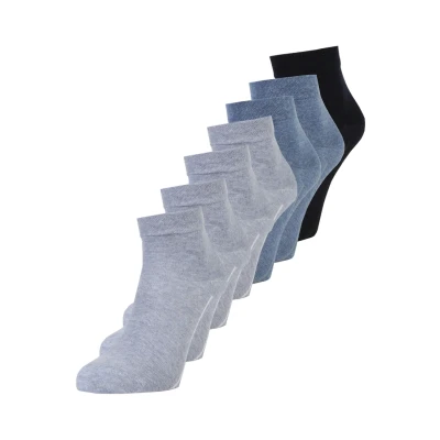 Obrázek camano BOX 7 PACK Ponožky, Velikost: 35 38, Denim melange/stone melange/navy