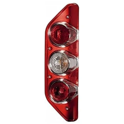 Obrázek HELLA Zadní světlo Caraluna Modular pro karavany a obytné vozy žárovka 12V nástavba/šroubovaná ECE barva světelných tabulek: červená/čirá zástrčka: plochá zástrčka levá 2VP 343