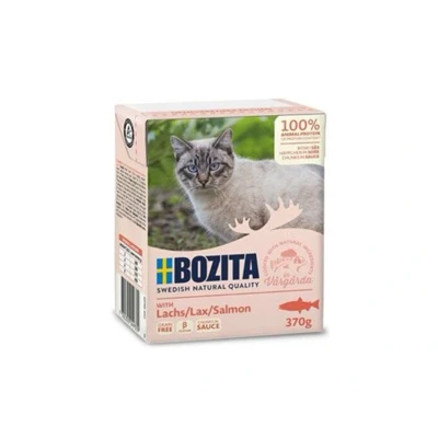 Obrázek Konzerva BOZITA Cat losos v omáčce 370g (Tetra Pak)