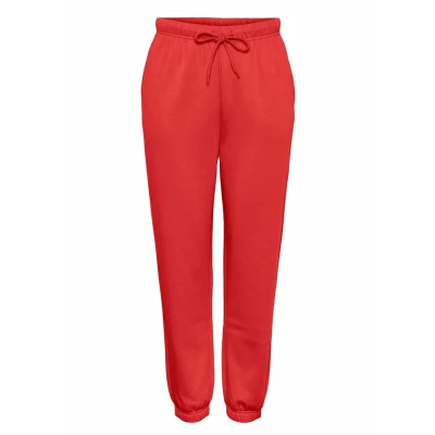 Obrázek Pieces Pcchilli Pants Teplákové kalhoty, Ženy, Velikost: Large, Poppy red