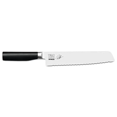 Obrázek KAI Tim Mälzer Kamagata japonský nůž na chléb 23,0 cm délka čepele nerezová ocel kovaná 4116 56 (±1) HRC leštěná POM rukojeť univerzální s vlnou Made in Japan
