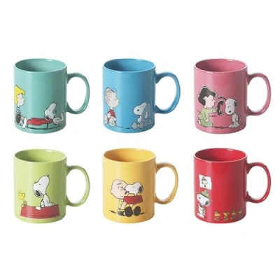 Obrázek Excèlsa šálek Snoopy, barevně tříděné