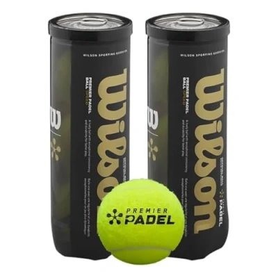 Obrázek Wilson Unisex Adult Premier Padel Paddel Bälle, Gelb, 2 x 3er Pack