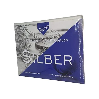 Obrázek utěrka na šperky 30 x 24 cm Příbor a mince Vysoce kvalitní vícevrstvá Made in Germany