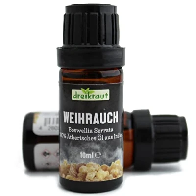 Obrázek Kadidlový olej, 10 ml, 100% přírodní, indický kadidlo, Boswellia Serrata, masážní vonný olej