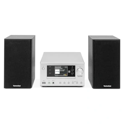Obrázek TechniSat VIOLA 710 CD IR kompaktní Hi Fi zařízení (internetové rádio, DAB+, UKW, přehrávač, Bluetooth, 2x 20 W RMS stereo boxy, konektor na sluchátka, budík, Sleeptimer, zařízení,