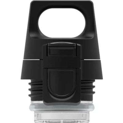 Obrázek SIGG uzávěr Hot und Cold One Top Black (0,3 a 0,5 l), náhradní díl pro termoláhev, zabezpečený proti vytečení, černý