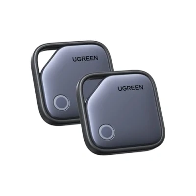 Obrázek UGREEN FineTrack kompatibel mit Apple Find My (nur iOS), Bluetooth Tracker für Gepäck, Schlüsselfinder, Finder Schlüssel, Koffer, Reisepässe Smarttag Austauschbarer Akku (2 Pack)