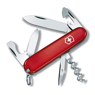 Obrázek Victorinox Švýcarský kapesní nůž, Spartan, Multitool, Swiss Army Knife s 12 funkcemi, čepel, vývrtka, otvírák na konzervy
