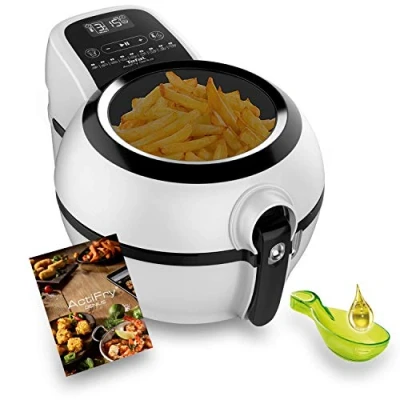 Obrázek Tefal Actifry Genius Snaking FZ761015 Fritteuse ohne Öl, 1,2 kg, mit 9 Automatikprogrammen und Snackzubehör, intuitives Touchpad Rezeptbuch, spülmaschinenfest, schwarz