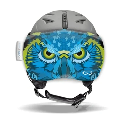 Obrázek SOGGLE Vizor ochrana hledí pro přilby (lyžařské helmy), barva: owl Blue