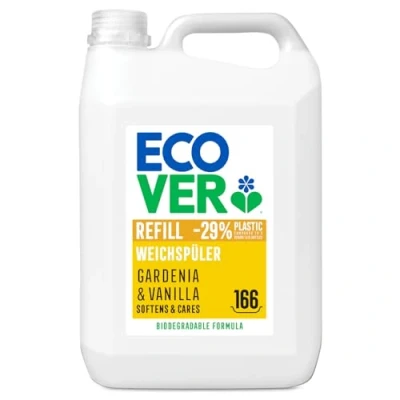 Obrázek Ecover Náplň tekutým avivážem, gardénie a vanilka, prací prostředek, 5 l