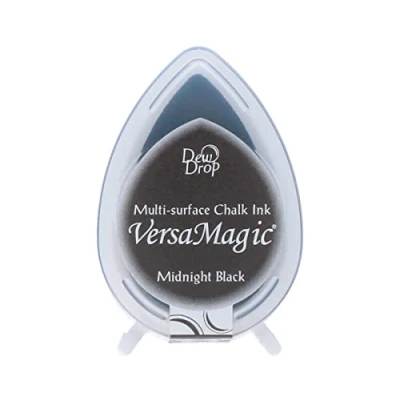 Obrázek Tsukineko VersaMagic Dew Drop razítkovací polštář, Midnight Black, syntetický materiál, černý, 4,7 x 3,1 2,2 cm