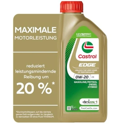 Obrázek Castrol EDGE 0W 20 C5 motorový olej, 1 l, hnědý